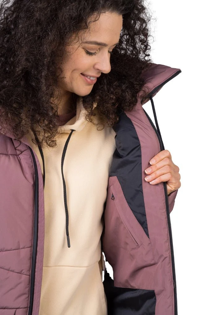 Veste imperméable / parka d'hiver avec membrane Resstex 5000mm et Duratherm High Loft pour femme "Hannah − REBECA"