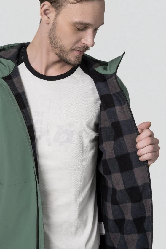 Hardshell / veste imperméable de randonnée avec membrane déperlante 8000mm et respirante "Hannah − WANDER"
