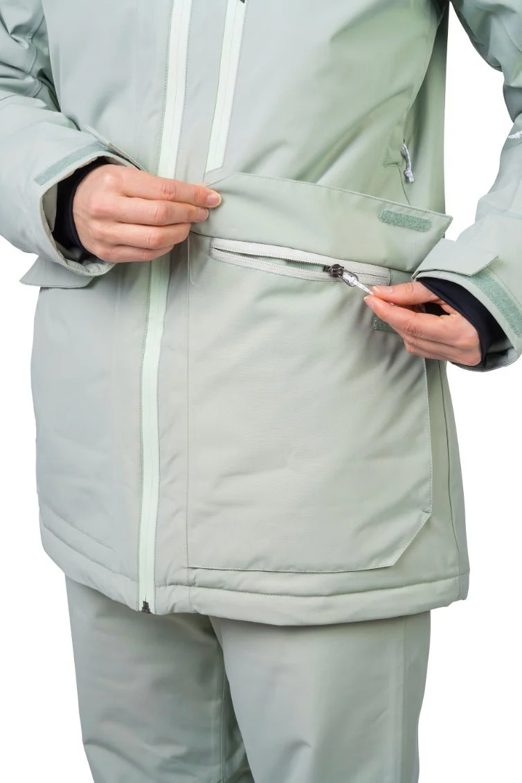 Veste de ski / hardshell montagne pour femme avec membrane Resstex 10 000mm et isolation Duratherm classic "Hannah − MERILA FD"