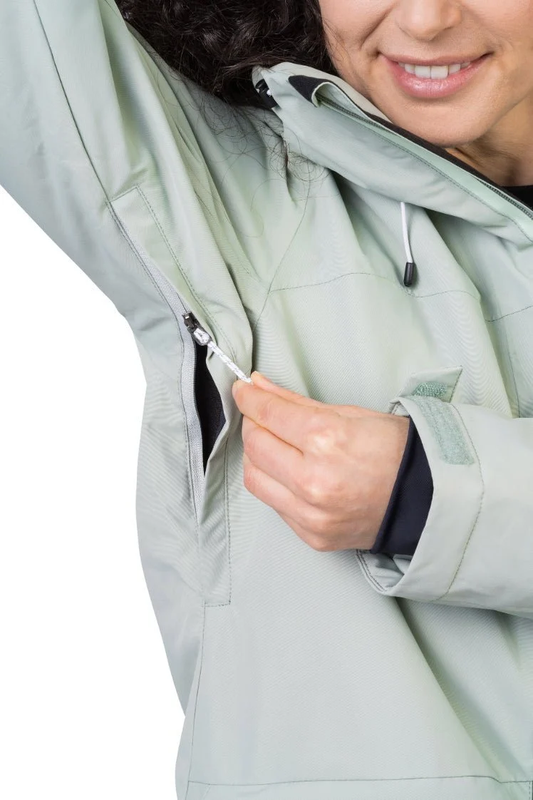 Veste de ski / hardshell montagne pour femme avec membrane Resstex 10 000mm et isolation Duratherm classic "Hannah − MERILA FD"