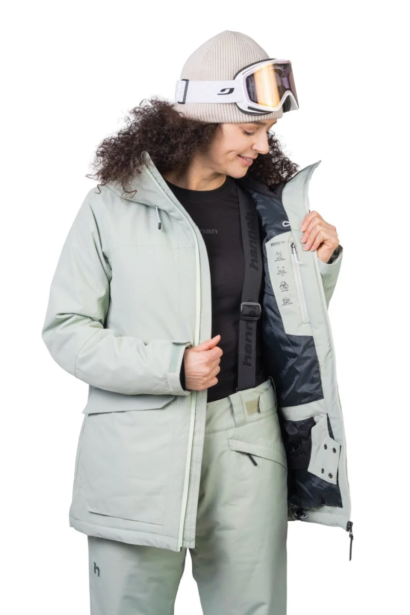 Veste de ski / hardshell montagne pour femme avec membrane Resstex 10 000mm et isolation Duratherm classic "Hannah − MERILA FD"