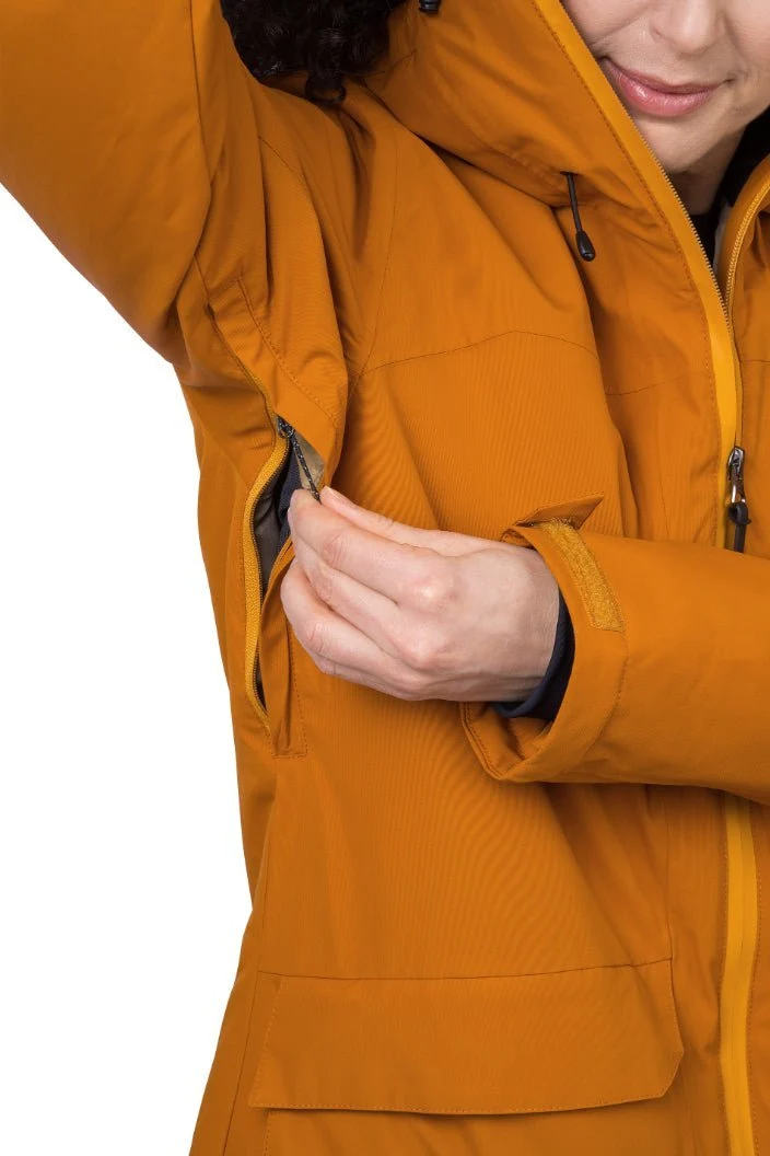 Veste de ski / hardshell montagne pour femme avec membrane Resstex 10 000mm et isolation Duratherm classic "Hannah − MERILA FD"