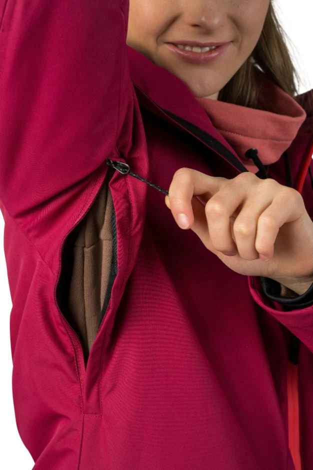 Veste de ski / hardshell montagne pour femme avec membrane Resstex 10 000mm et isolation Duratherm classic "Hannah − MERILA FD"