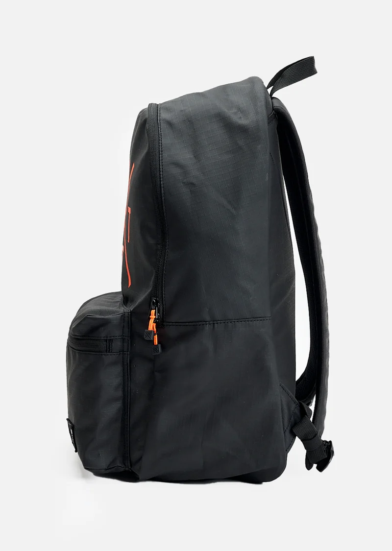 Grand sac à dos R-Pack - Noir / Orange Fluo