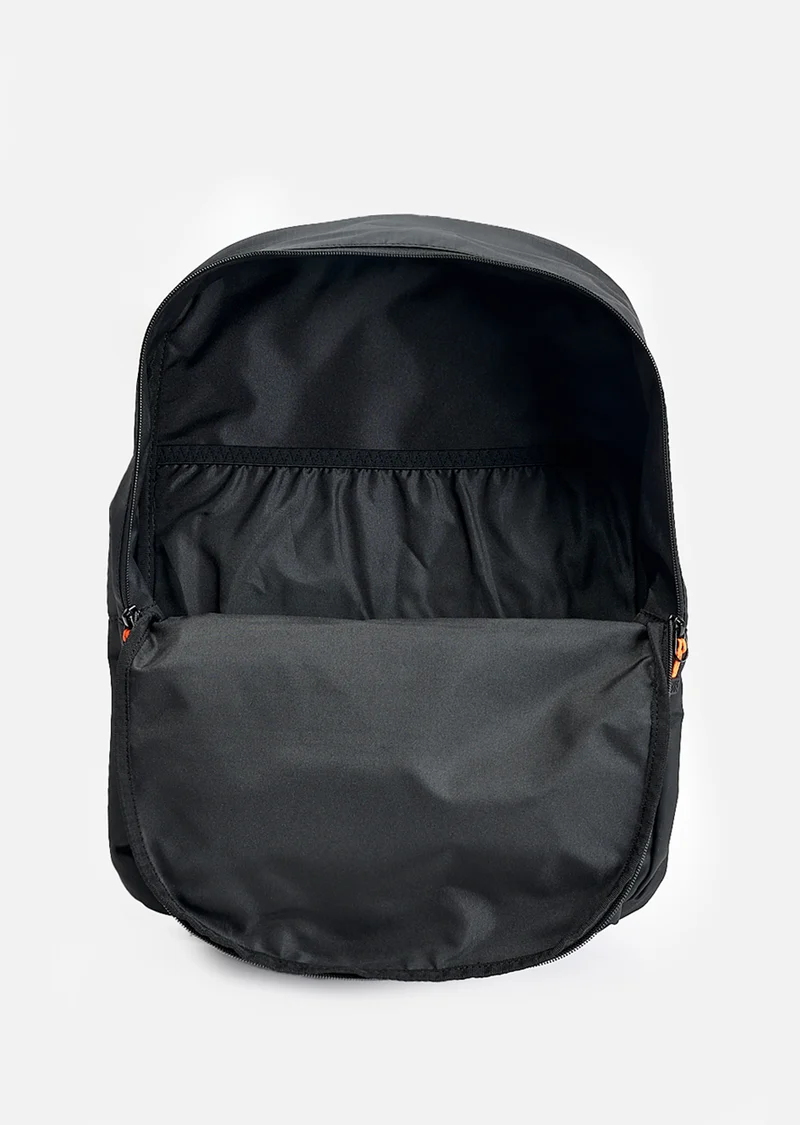 Grand sac à dos R-Pack - Noir / Orange Fluo