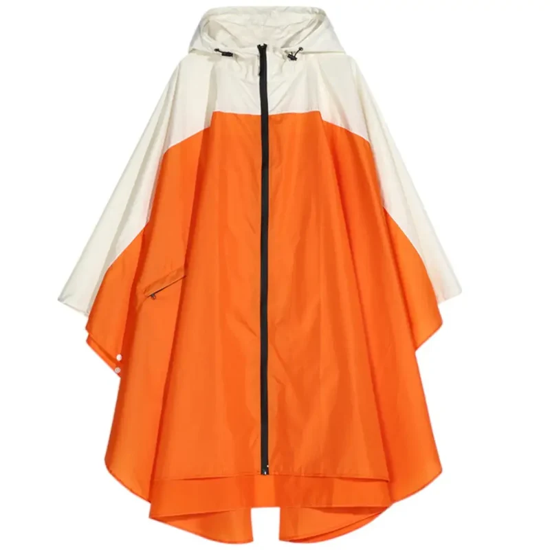 Poncho de pluie femme couleur