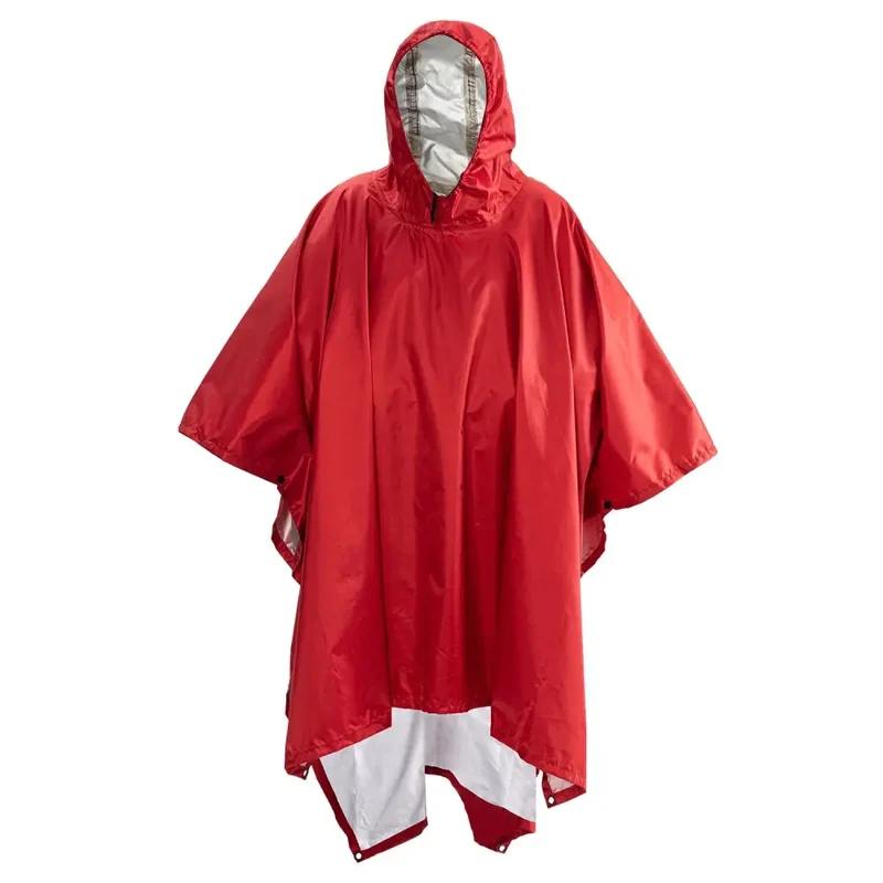 Poncho de pluie homme à capuche