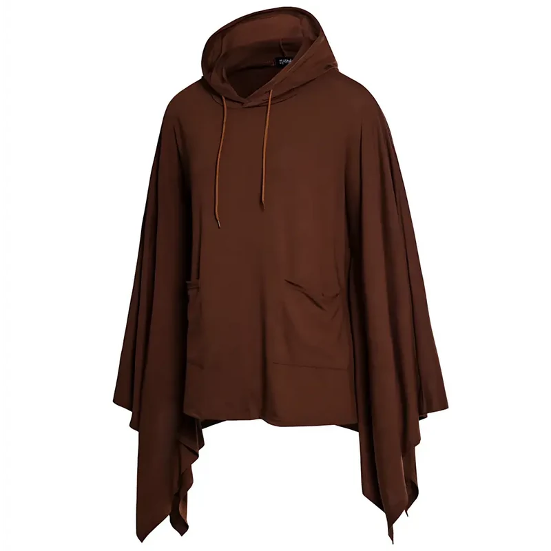 Poncho homme à capuche pas cher