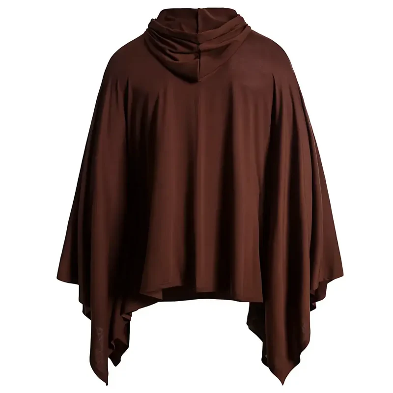 Poncho homme à capuche pas cher