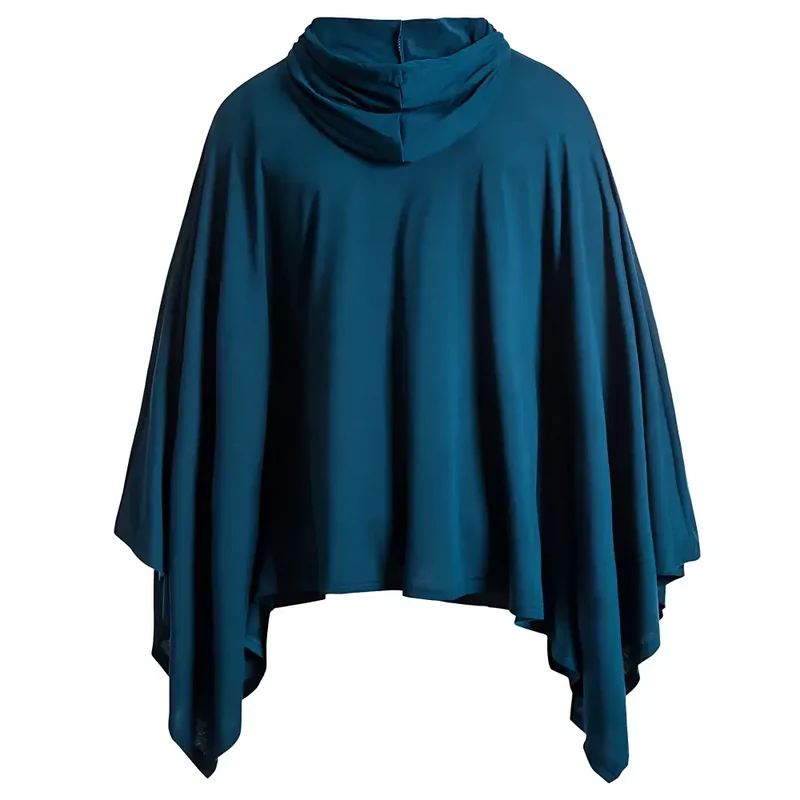 Poncho homme à capuche pas cher