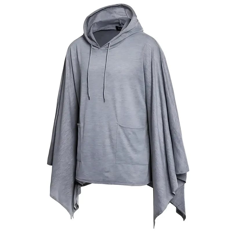 Poncho homme à capuche pas cher