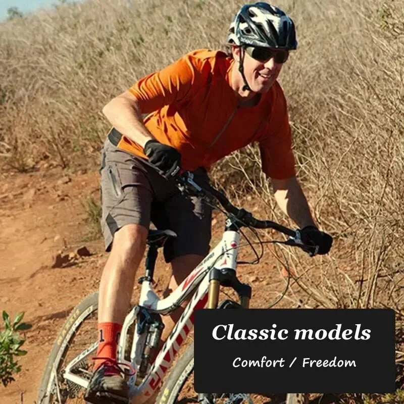 Short VTT / descente multi-poches respirant et déperlant pour adolescents et hommes "X-TIGER - MTBXT005"
