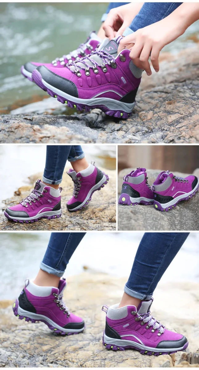 Chaussures de randonnée / bottes de montagne pour femme "Abnkarwin - ABN3340"