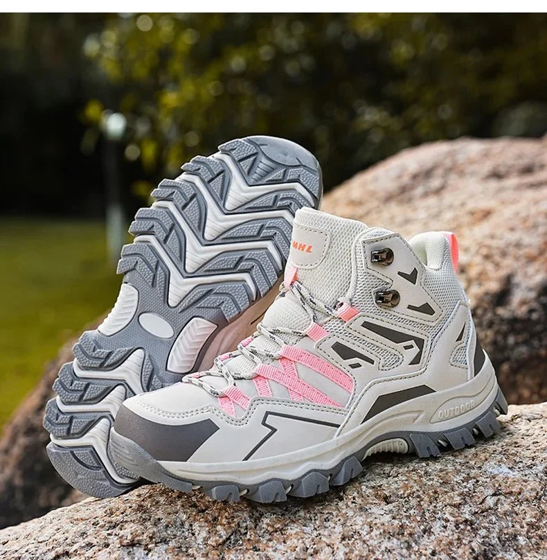 Chaussures de randonnée / bottes de montagne mi-haute pour femme "Abnkarwin - ABN265"
