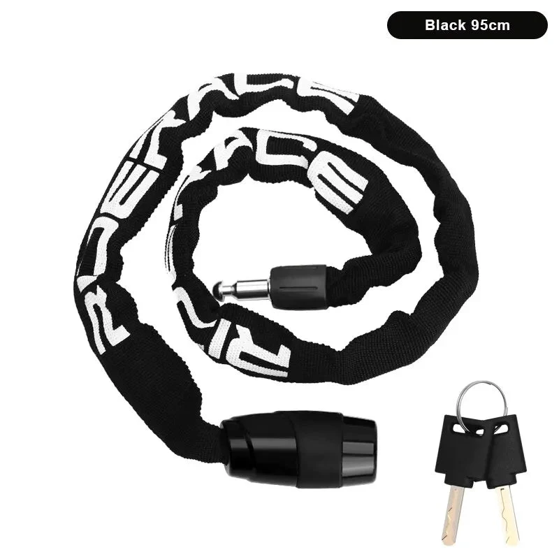 Antivol de vélo haute sécurité à chaine avec 2 clés "RIDERACE - Chain lock"