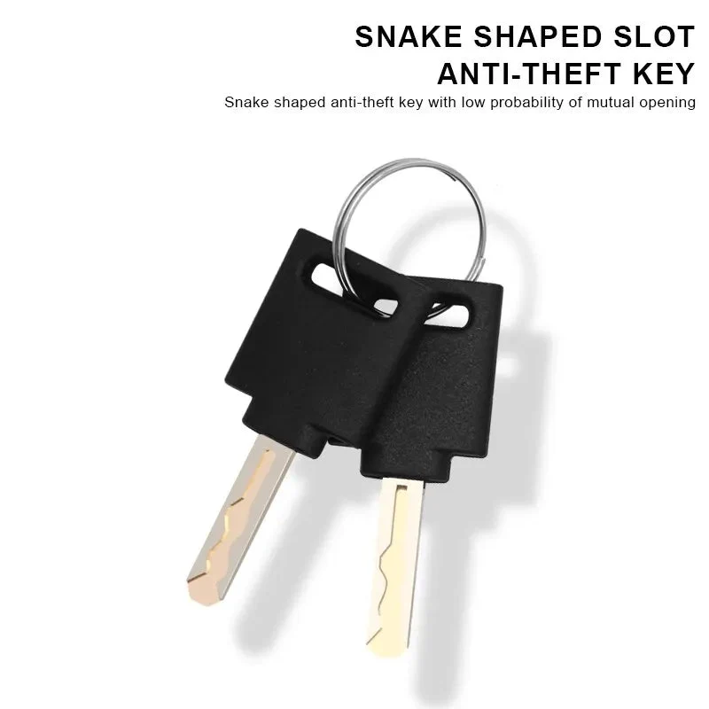 Antivol de vélo haute sécurité à chaine avec 2 clés "RIDERACE - Chain lock"