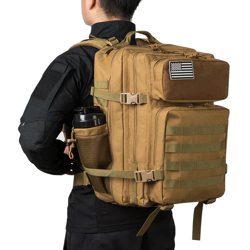 Sac à dos tactique militaire, buschraft ou paintball 45L "LQArmy - A15"