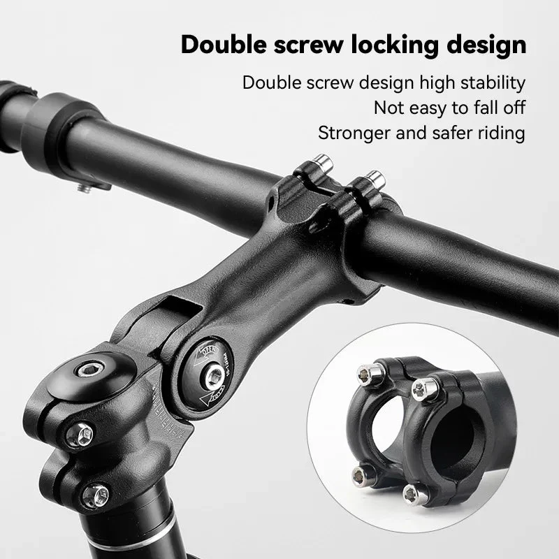 Potence vélo réglable ±60° en aluminium 25,4/31,8 mm "Probike - 6061"