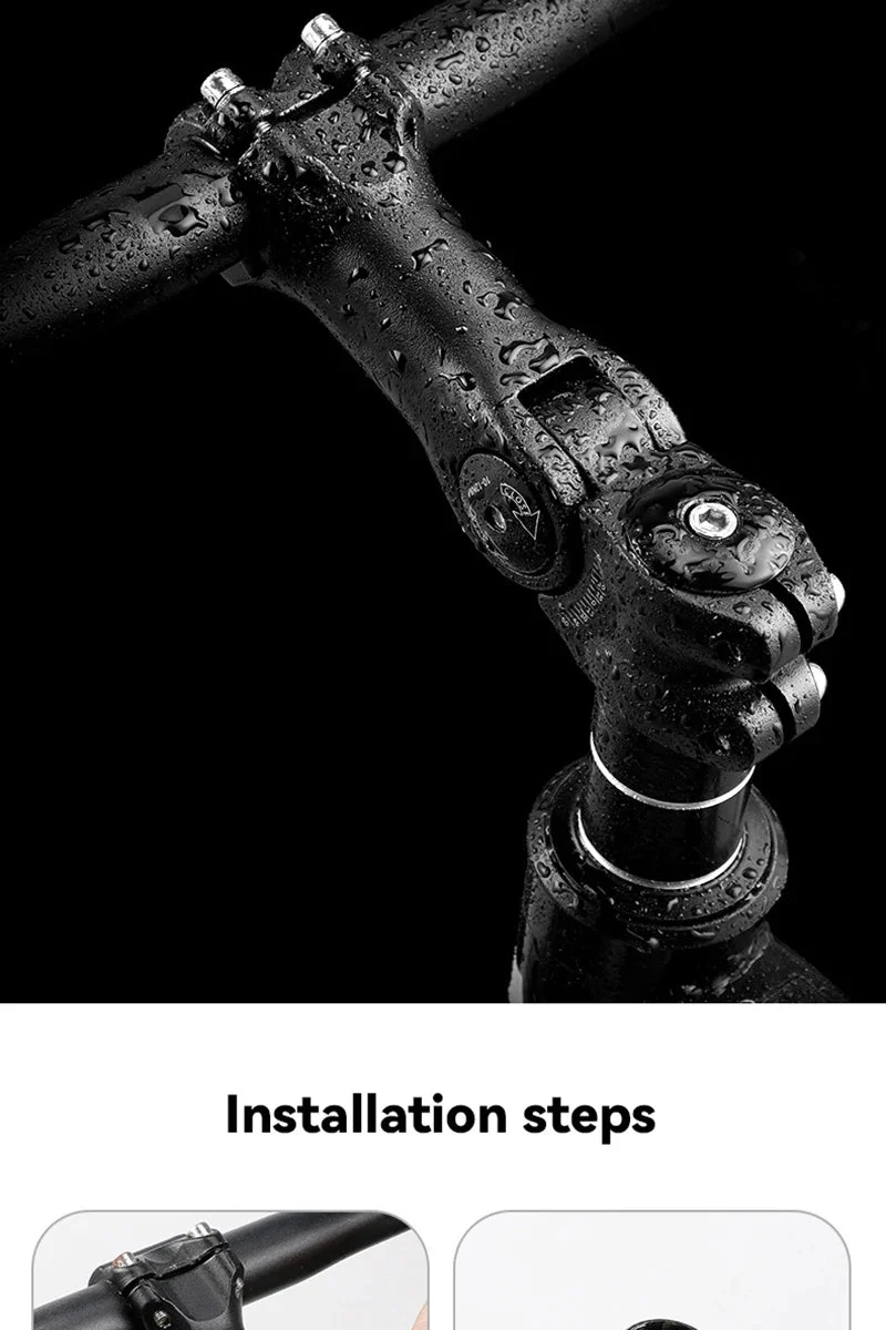 Potence vélo réglable ±60° en aluminium 25,4/31,8 mm "Probike - 6061"