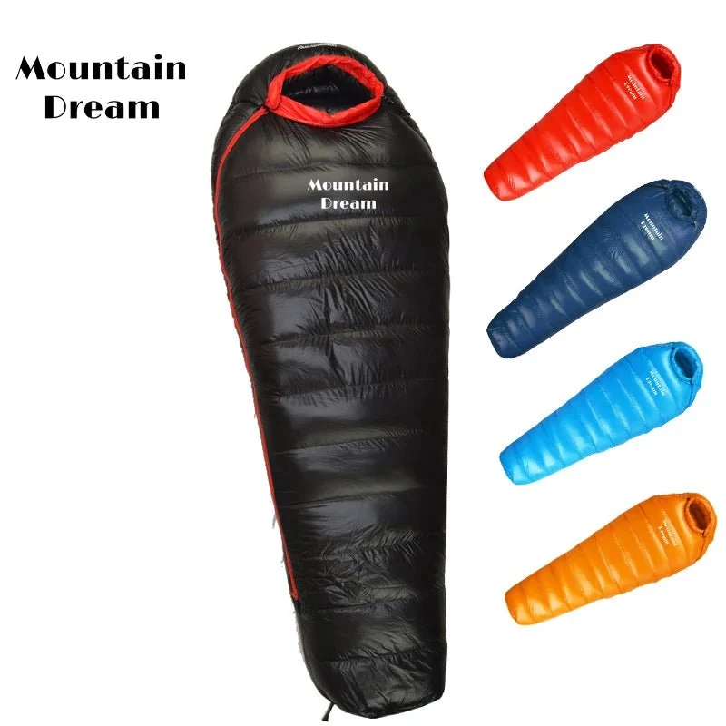 Sac de couchage momie en duvet d'oie 95% 800FP [+10C° confort] jusqu'à [-30°C confort] "Mountain Dream - Fill series 3 saisons"