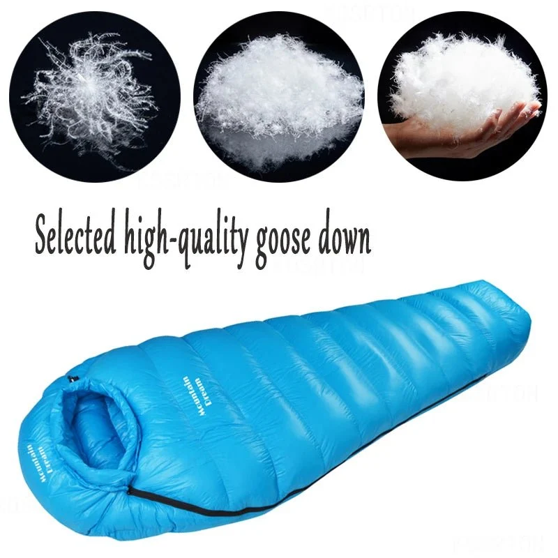 Sac de couchage momie en duvet d'oie 95% 800FP [+10C° confort] jusqu'à [-30°C confort] "Mountain Dream - Fill series 3 saisons"