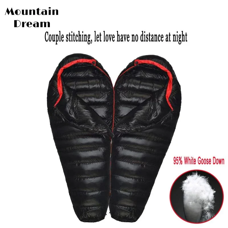 Sac de couchage momie en duvet d'oie 95% 800FP [+10C° confort] jusqu'à [-30°C confort] "Mountain Dream - Fill series 3 saisons"