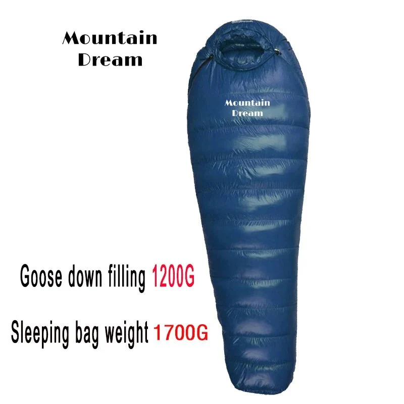 Sac de couchage momie en duvet d'oie 95% 800FP [+10C° confort] jusqu'à [-30°C confort] "Mountain Dream - Fill series 3 saisons"