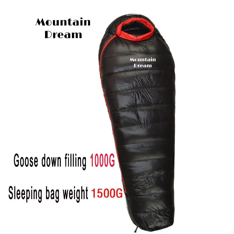 Sac de couchage momie en duvet d'oie 95% 800FP [+10C° confort] jusqu'à [-30°C confort] "Mountain Dream - Fill series 3 saisons"