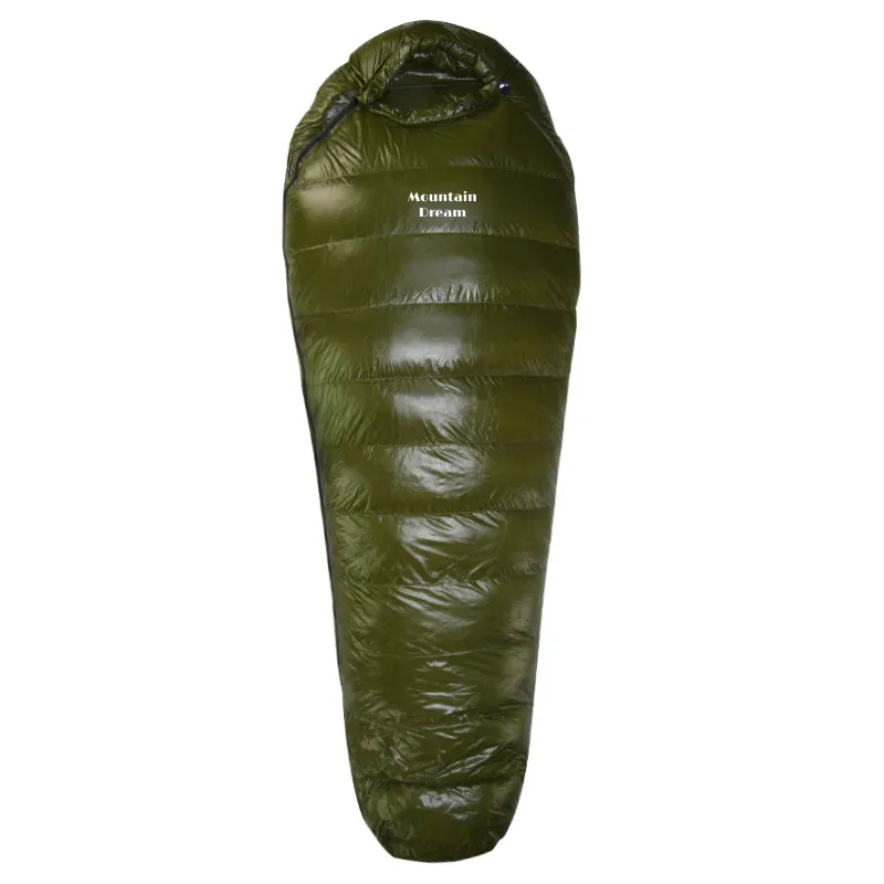 Sac de couchage momie en duvet d'oie 95% 800FP [+10C° confort] jusqu'à [-30°C confort] "Mountain Dream - Fill series 3 saisons"