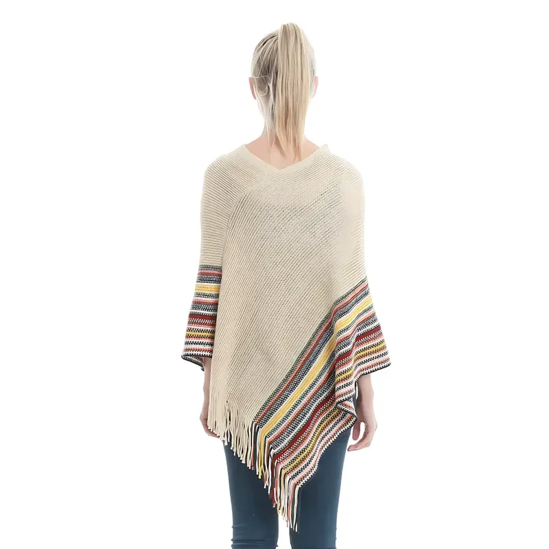 Poncho léger d'hiver femme