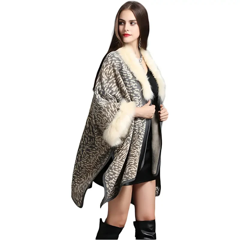 Poncho large femme