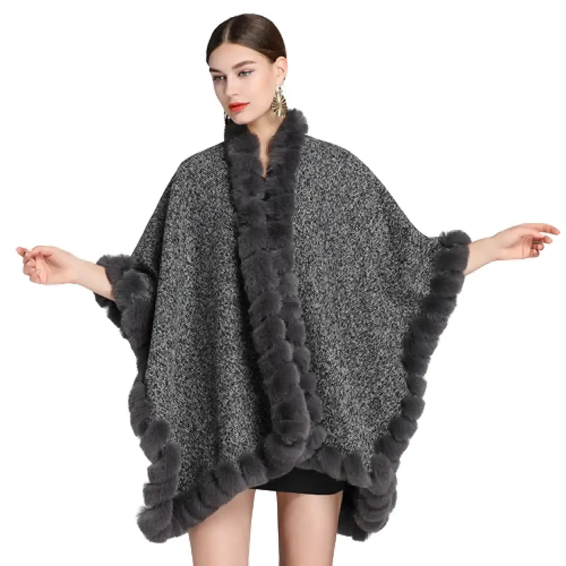 Cape poncho hiver femmes