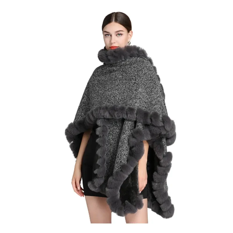 Cape poncho hiver femmes