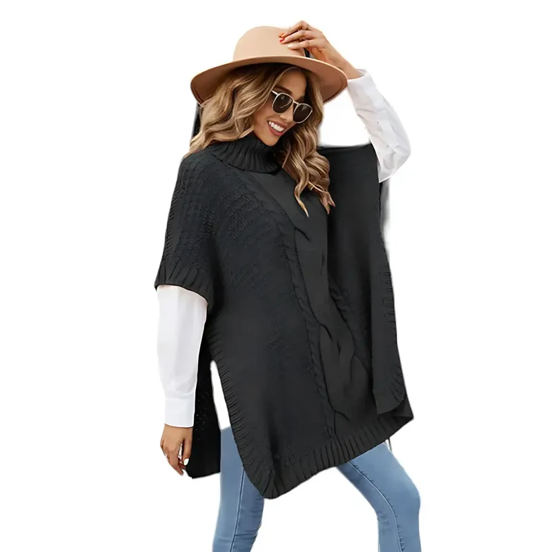 Poncho laine femme automne