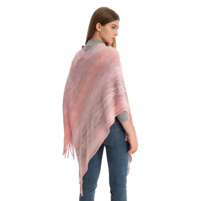 Cape poncho tricot femme
