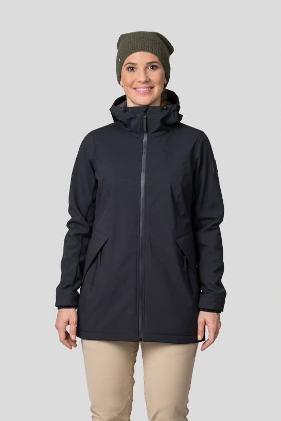 Veste de randonnée / Softshell avec membrane 8000mm et traitement DWR pour femme "Hannah − AKAME"