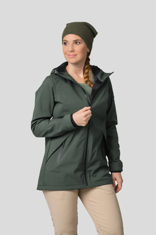Veste de randonnée / Softshell avec membrane 8000mm et traitement DWR pour femme "Hannah − AKAME"