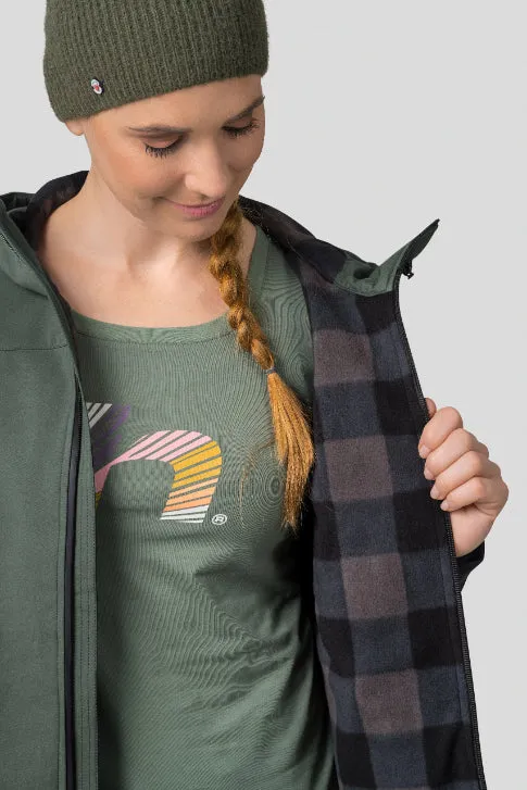 Veste de randonnée / Softshell avec membrane 8000mm et traitement DWR pour femme "Hannah − AKAME"