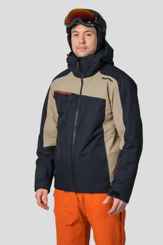 Veste de ski imperméable DWR / parka hiver avec climatic Element et Duratherm Pro pour homme "Hannah − KELTON"