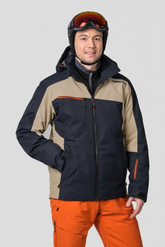 Veste de ski imperméable DWR / parka hiver avec climatic Element et Duratherm Pro pour homme "Hannah − KELTON"
