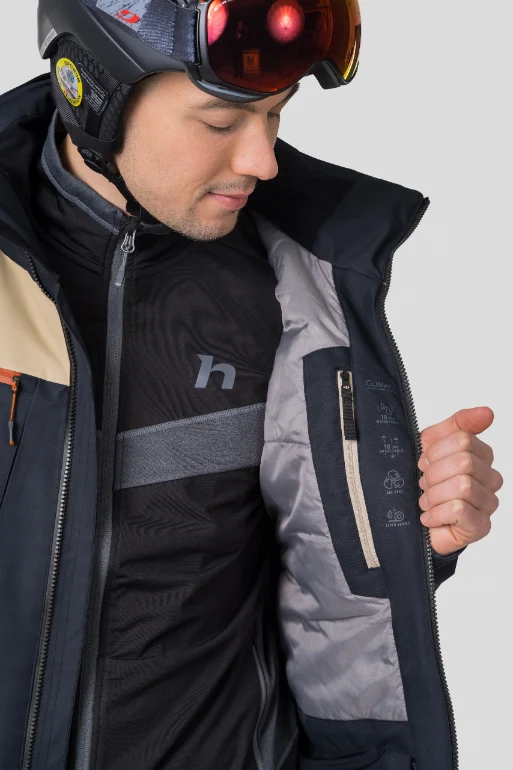 Veste de ski imperméable DWR / parka hiver avec climatic Element et Duratherm Pro pour homme "Hannah − KELTON"