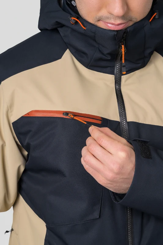 Veste de ski imperméable DWR / parka hiver avec climatic Element et Duratherm Pro pour homme "Hannah − KELTON"