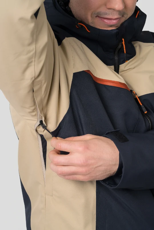 Veste de ski imperméable DWR / parka hiver avec climatic Element et Duratherm Pro pour homme "Hannah − KELTON"