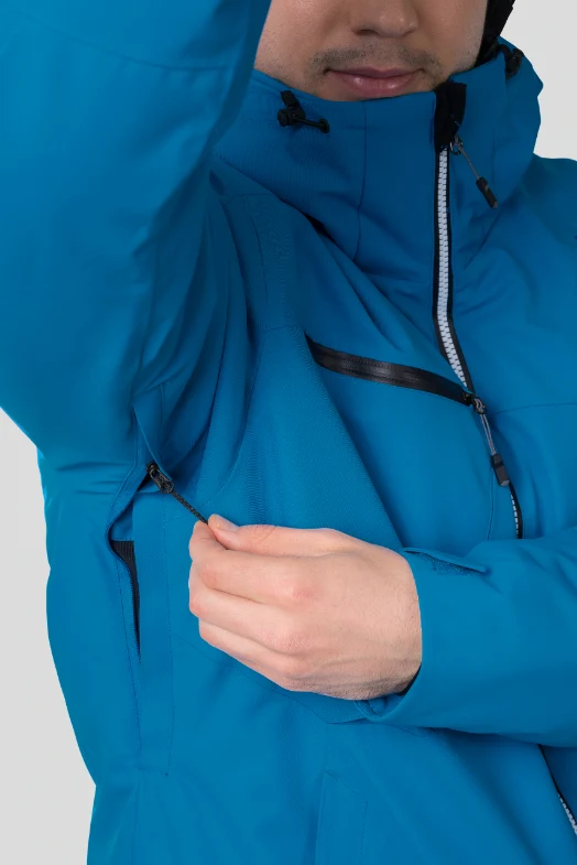 Veste de ski imperméable DWR / parka hiver avec climatic Element et Duratherm Pro pour homme "Hannah − KELTON"