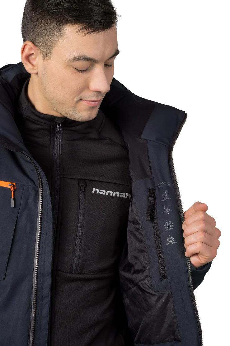 Veste de ski imperméable DWR / parka hiver avec climatic Element et Duratherm Pro pour homme "Hannah − KELTON"