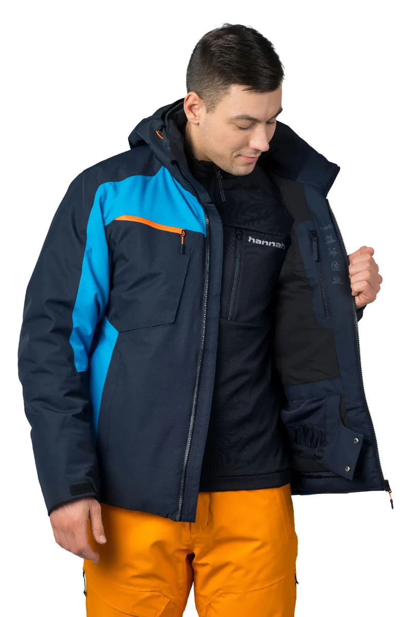 Veste de ski imperméable DWR / parka hiver avec climatic Element et Duratherm Pro pour homme "Hannah − KELTON"