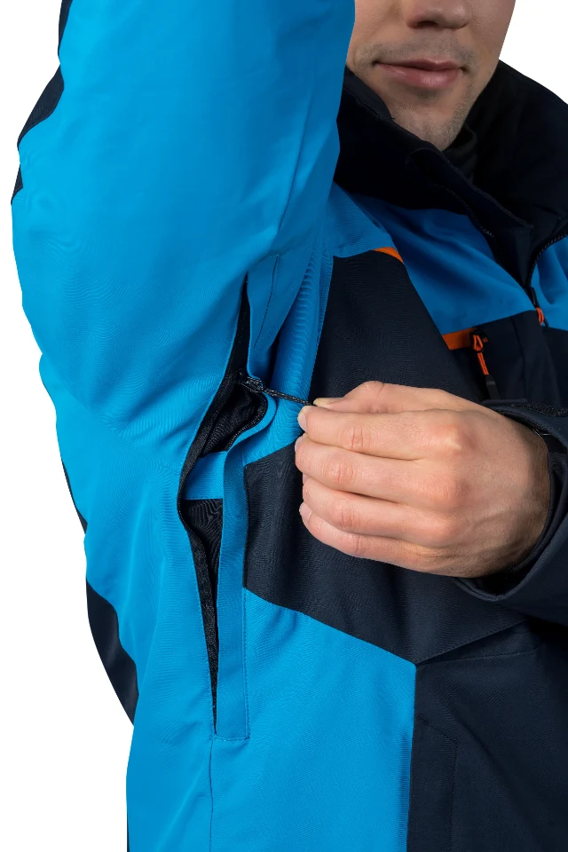 Veste de ski imperméable DWR / parka hiver avec climatic Element et Duratherm Pro pour homme "Hannah − KELTON"