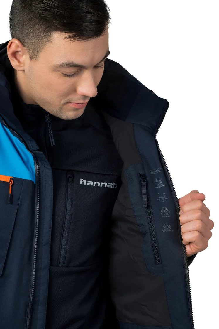 Veste de ski imperméable DWR / parka hiver avec climatic Element et Duratherm Pro pour homme "Hannah − KELTON"