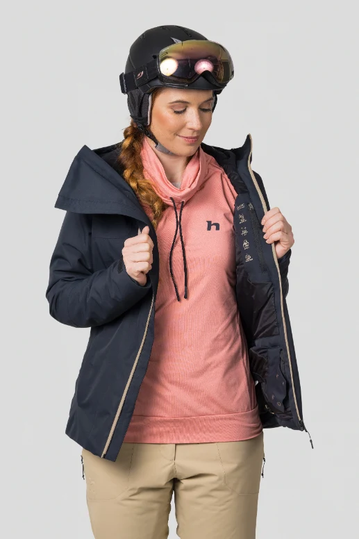 Veste de ski / parka isolée Duratherm Pro avec traitement DWR pour femme "Hannah − NAOMI"
