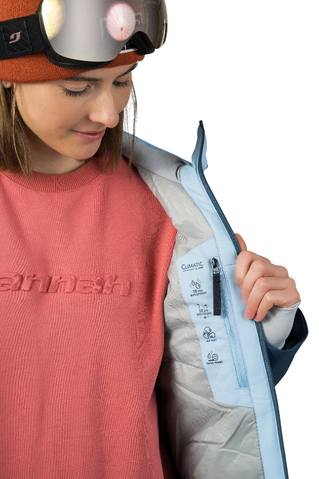 Veste de ski / parka isolée Duratherm Pro avec traitement DWR pour femme "Hannah − NAOMI"
